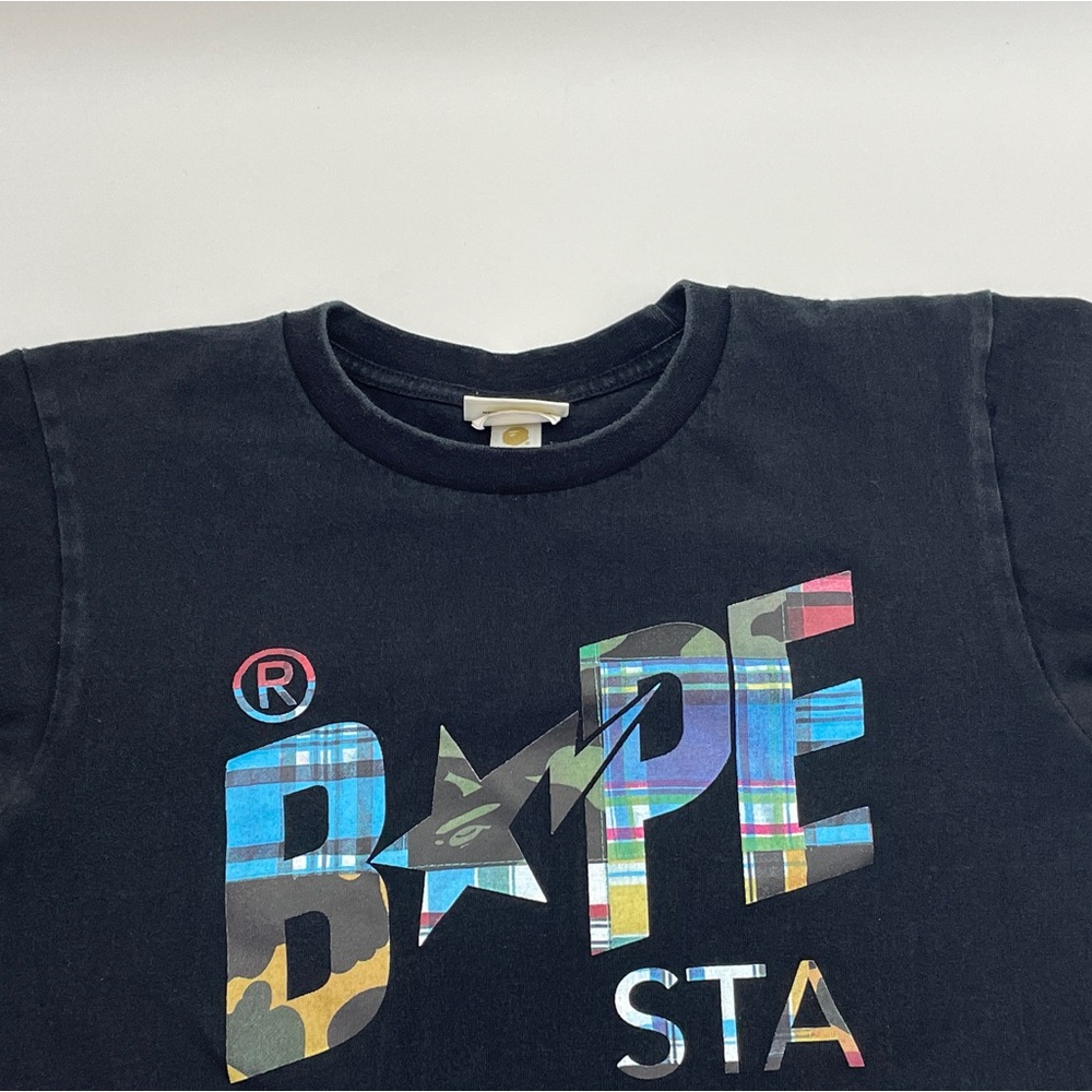 A Bathing Ape BAPE STA Color T-shirt Double Sided Sz Small